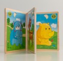 Puzzle de lemn-carte