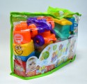 Set cuburi plastic-geanta mare